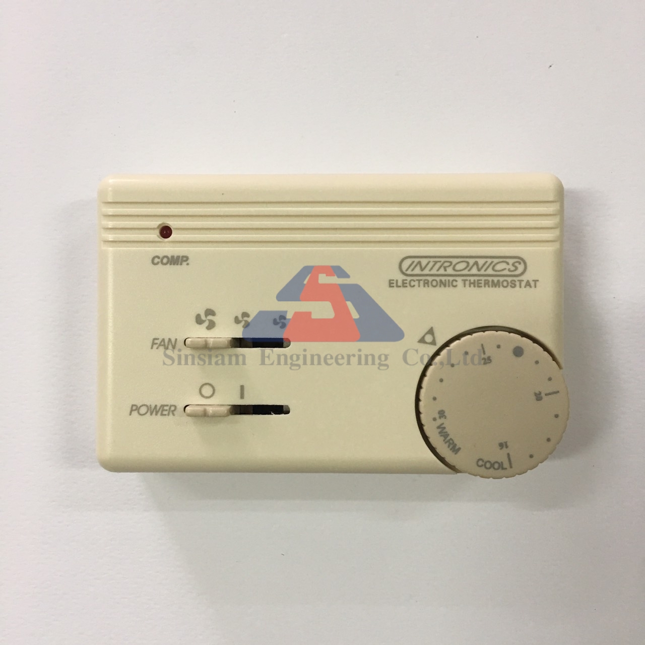 S__23863315 “INTRONICS” T2076/220V. รูมเทอร์โมสตัท, เครื่องควบคุมอุณหภูมิ